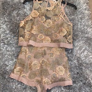 Two piece / set romper